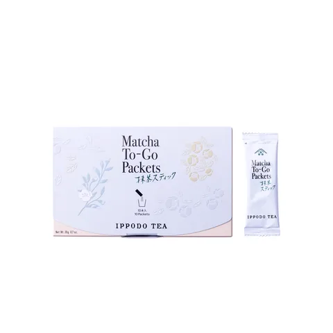 Ippodo Tea Matcha To-Go Packets — 2克 × 10袋（共20克）