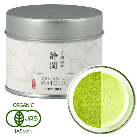 Japanese Tea Kimikura Shizuoka Organic Culinary Matcha — กระป๋อง 30 ก.